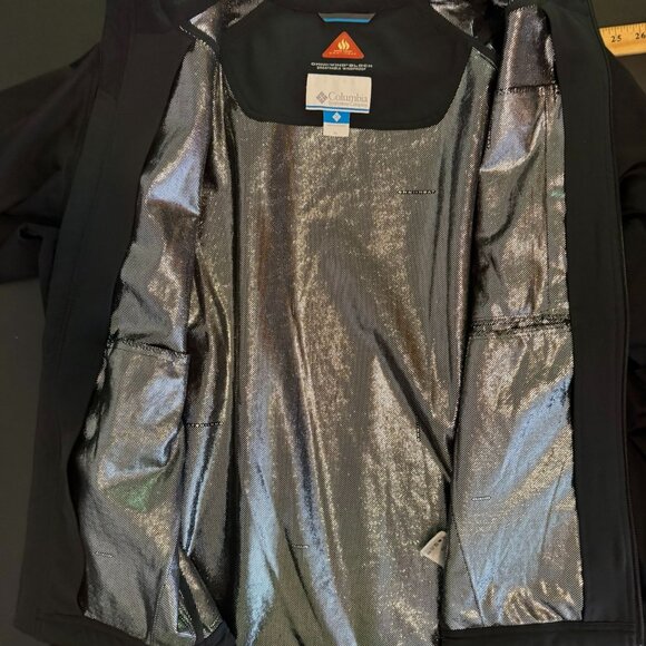 Columbia Men's Black Softshell Omni-Shield Wind-Blocker Jacket, Size XL EUC - Picture 3 of 8